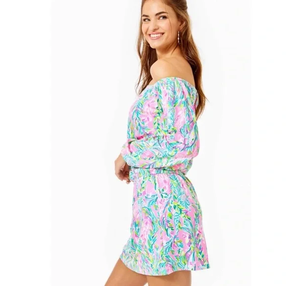 Lilly Pulitzer Off-Shoulder Dress - Picture 3 of 3